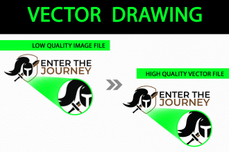 convert your logo to vector file