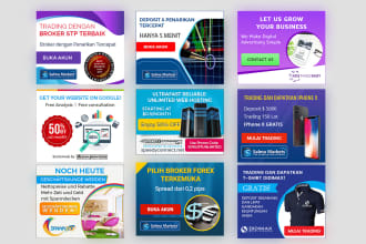design animated GIF banner ads display banner