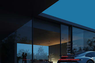 do 3d design and realistic visualization