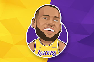 draw amazing bighead cartoon, avatar, and caricature