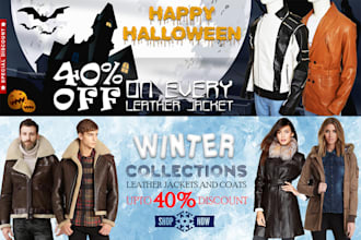 design an awesome website header banner