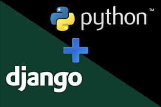 web development with django or flask