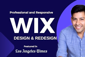design or redesign a high converting wix website