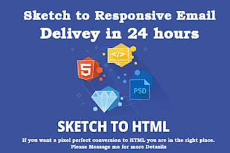 code sketch to responsive html email template