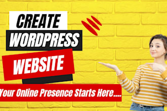 create a professional wordpress website for your business
