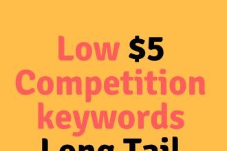 find low competition keywords and rank your website