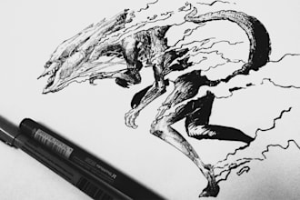 draw awesome pen and ink illustration
