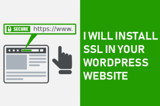 install ssl https certificate in your wordpress website