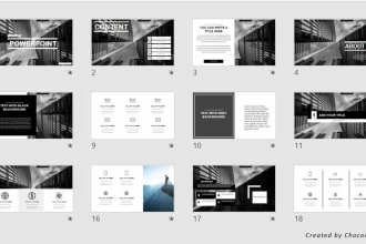 create a modern powerpoint or google slides presentation