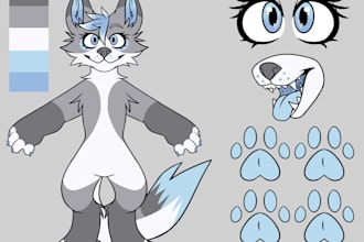 make a ref of your fursona