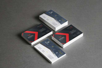 design professional level business card and visiting card