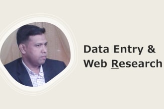 do data entry, data mining, copy paste and web research