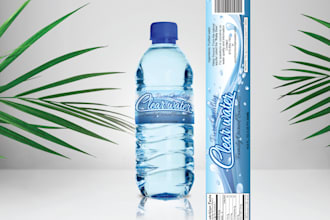 design water bottle label companies and events