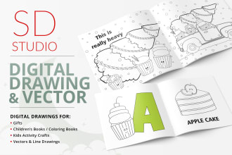 create coloring pages and illustrations for any age