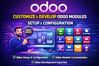 customize and develop odoo modules and website