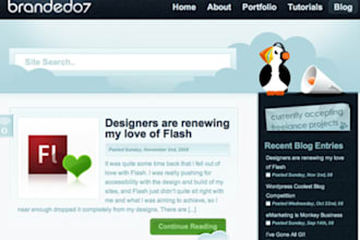 design your wordpress blog