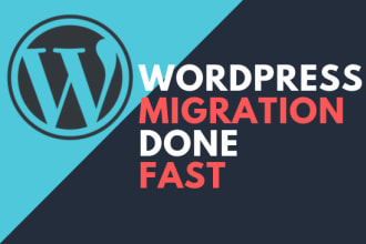 move, migrate or transfer wordpress to new web hosting fast