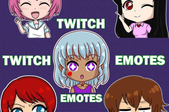 create cute twitch emotes
