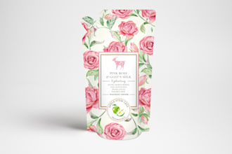 design a professional label, sticker or packaging
