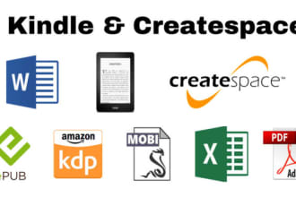 do kdp book formatting, layout and design