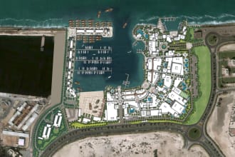 create architectural urban master plan layout rendering