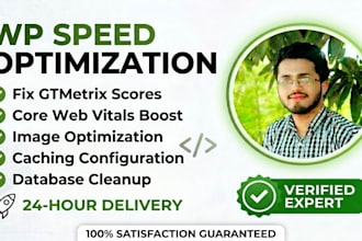 do wordpress speed optimization to increase page speed with gtmetrix