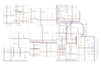 draw steel reinforcement details in autocad 2d