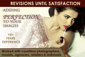do high end photo retouching