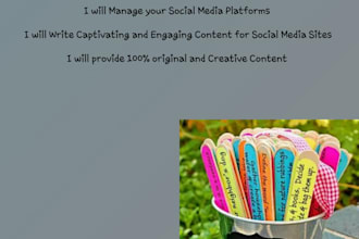 write social media content