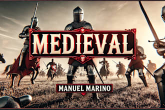 create epic medieval game music, soundtrack orchestra background film cinematic