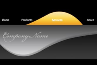 make a footer or header for your website