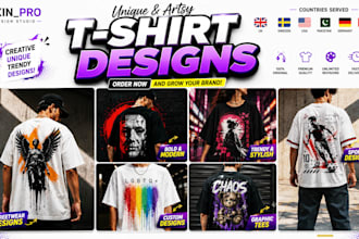 create custom tshirt design and unique streetwear