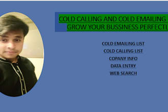 build cold emailing and cold calling list