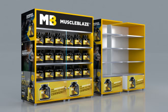 design unique product display for visual merchandising