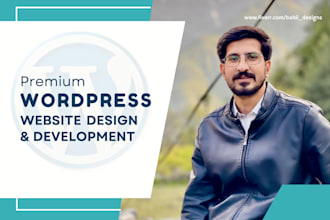 fast setup wordpress website or redesign wordpress website