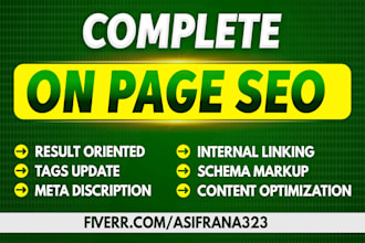 do your website onpage SEO