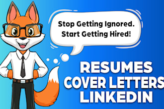 transform your resume, cover letter and linkedin profile