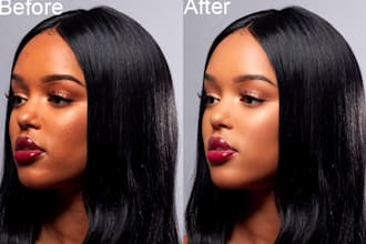 do high end beauty retouch, product retouch at cheap price