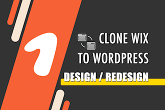 migrate, clone or copy wix website to wordpress