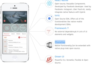 develop react native, flutter other hybrid mobile apps