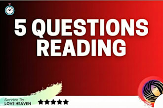 do 5 questions reading