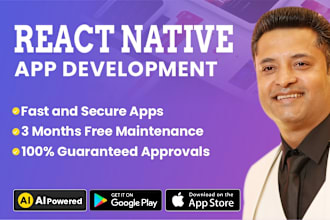 be your react native app developer for ios and android