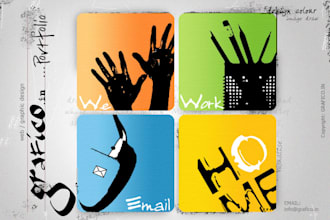 modern graphics and designing