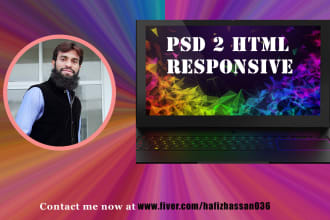 transform sketch to html, PSD to html responsive bootstrap 4