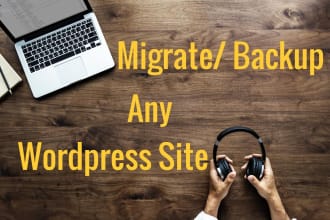 migrate, backup your wordpress website