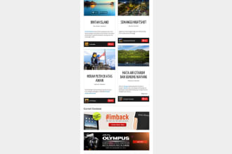 convert PSD to quality html email, mailchimp template