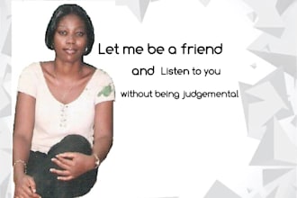 chat, talk, advice and listen on any issue  or topic