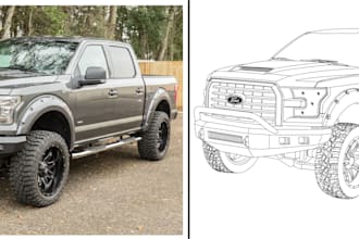 do detail line art from a jpg or custom image editing format