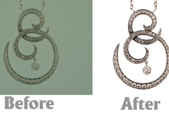 do 8 jewelry photos editing