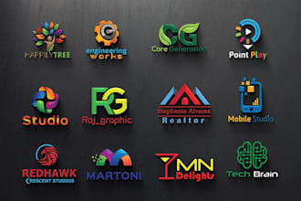 design professional 2d,3d logo